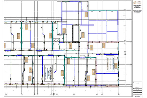 Assembly plan for prefabricated walls, installation, drawings, delivery - Laval, Montréal